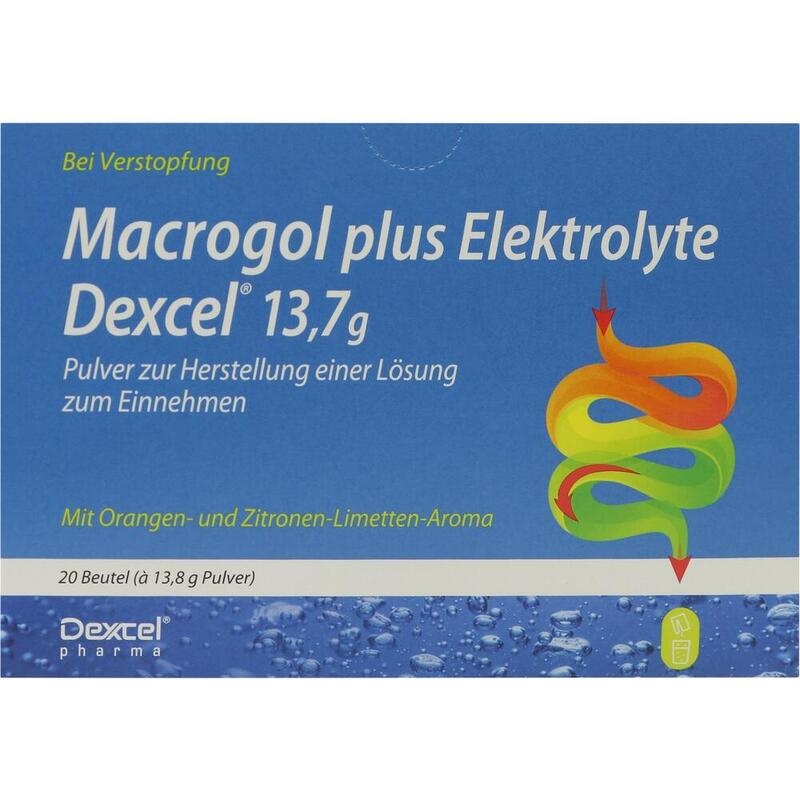 MACROGOL plus Elektrolyte Dexcel 13,7 g PLE