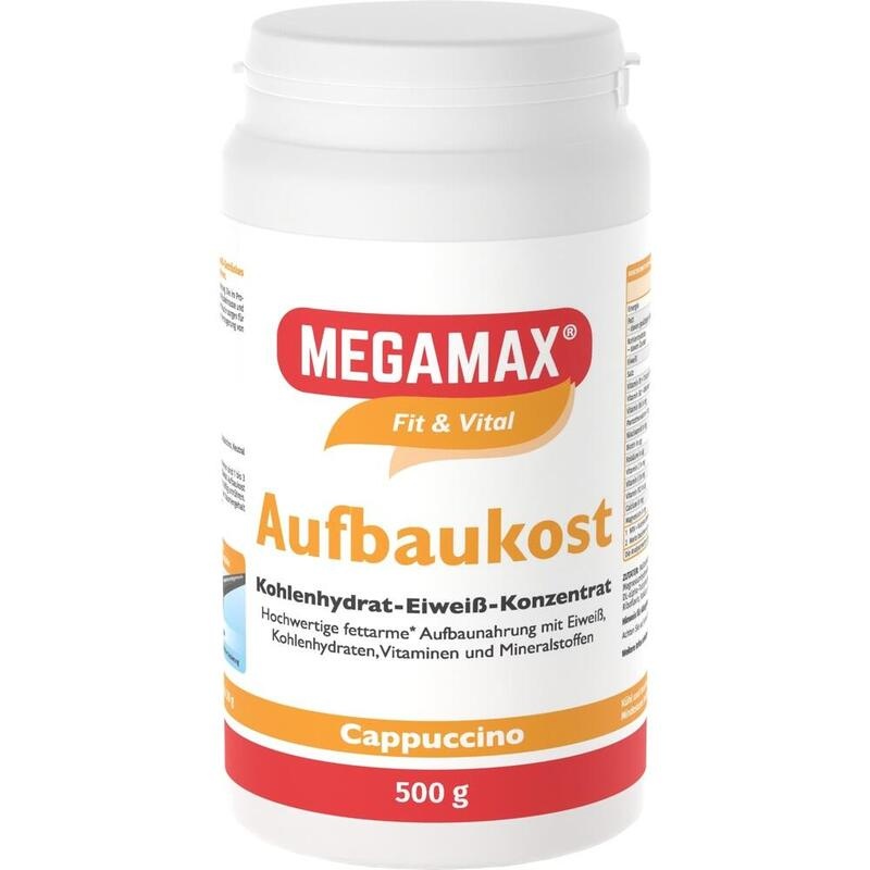 MEGAMAX Aufbaukost Cappuccino Pulver