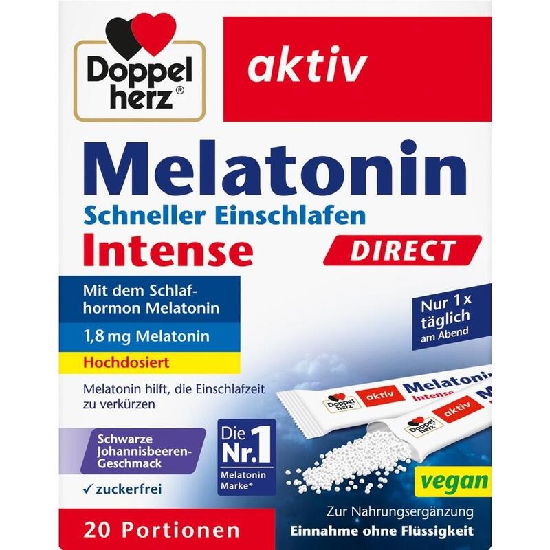DOPPELHERZ Melatonin DIRECT Schneller Einschlafen
