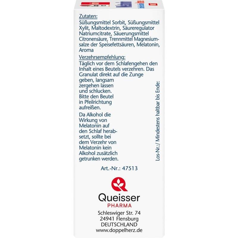 DOPPELHERZ Melatonin DIRECT Schneller Einschlafen
