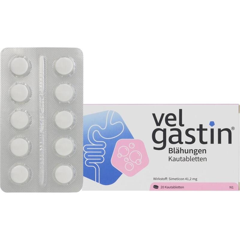 VELGASTIN Blähungen Kautabletten