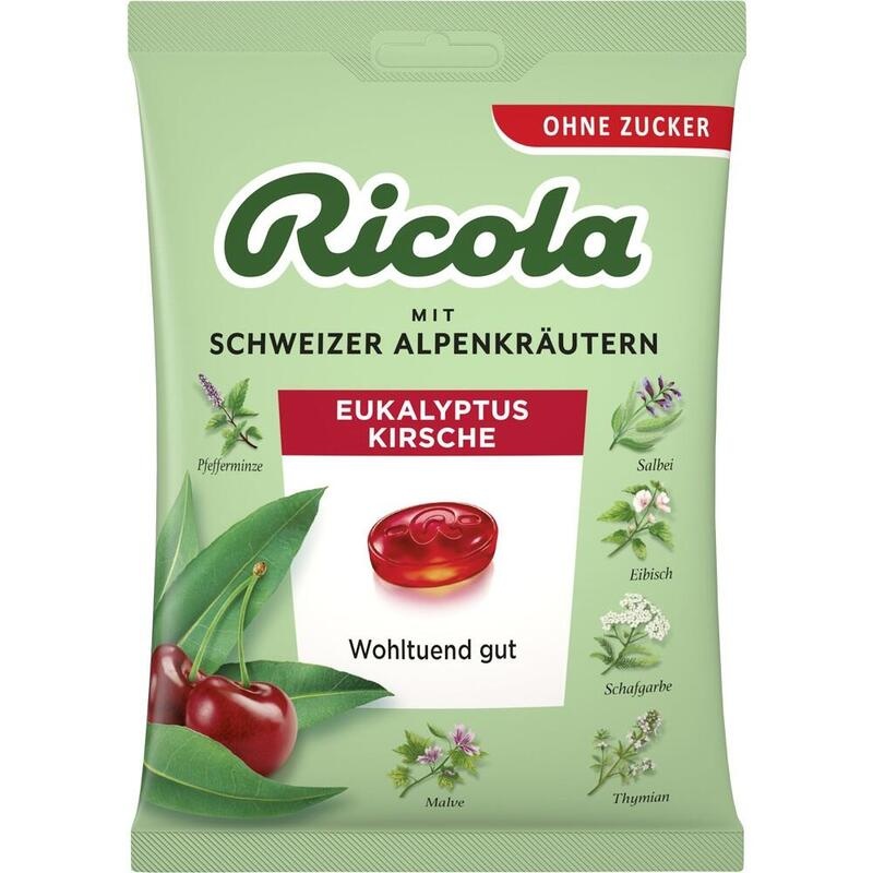 RICOLA o.Z.Beutel Eukalyptus Kirsche Bonbons