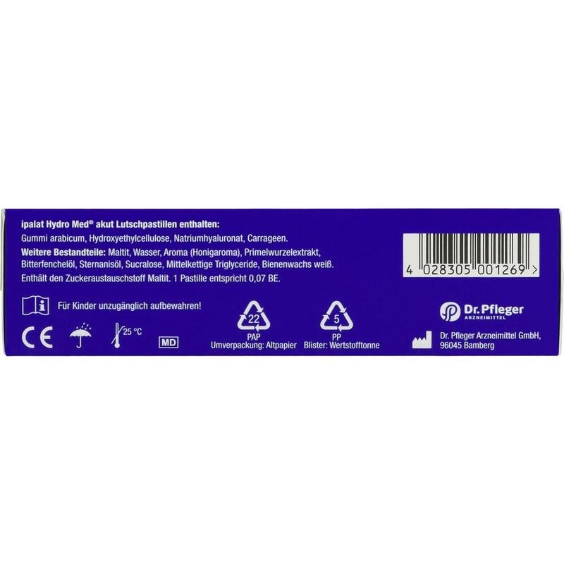IPALAT Hydro Med akut Lutschpastillen