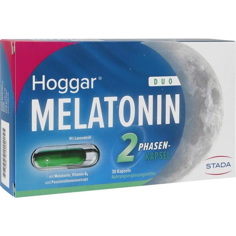 HOGGAR Melatonin DUO Einschlaf-Kapseln