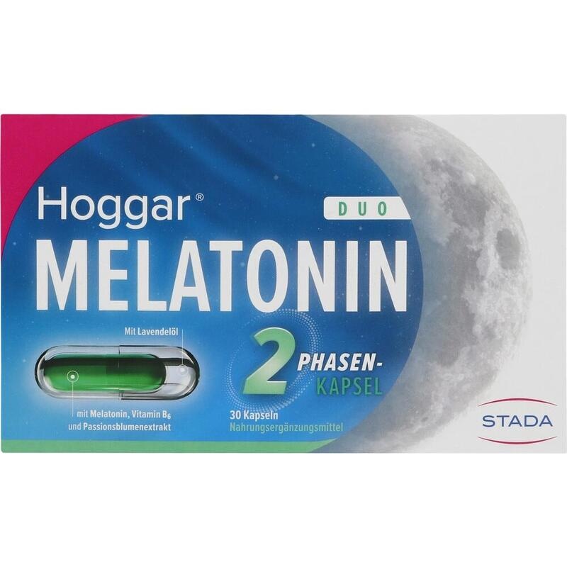 HOGGAR Melatonin DUO Einschlaf-Kapseln