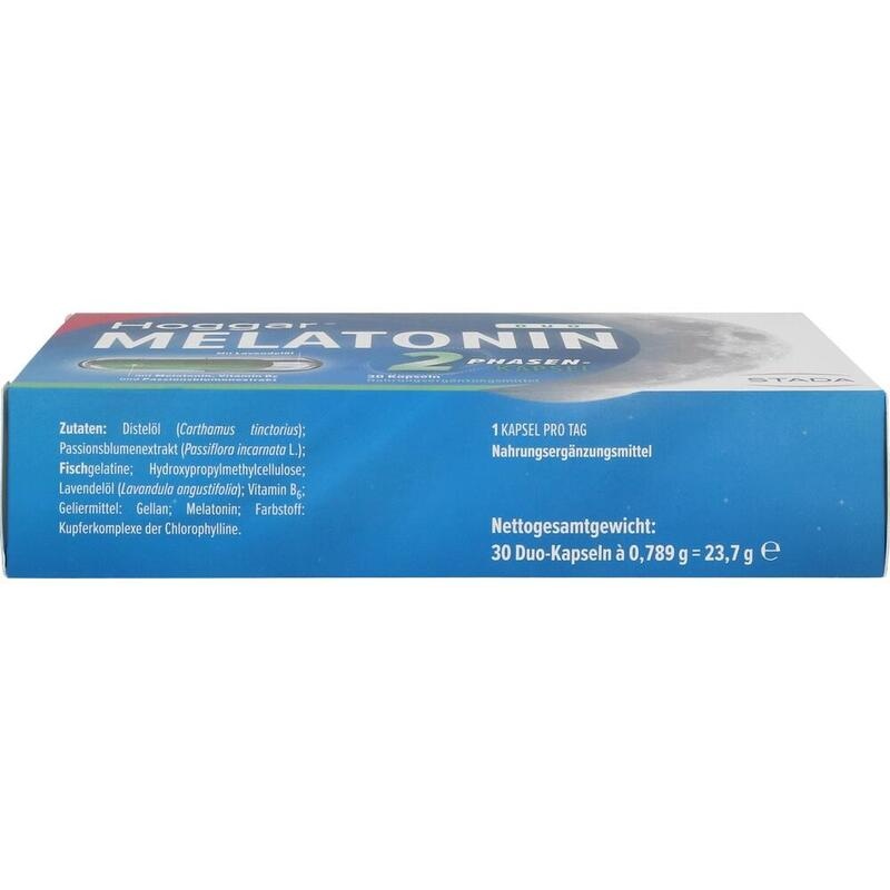HOGGAR Melatonin DUO Einschlaf-Kapseln