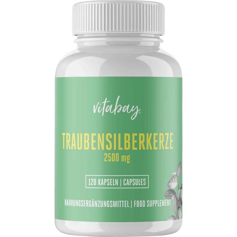 TRAUBENSILBERKERZE Extrakt 2500 mg vegan Kapseln