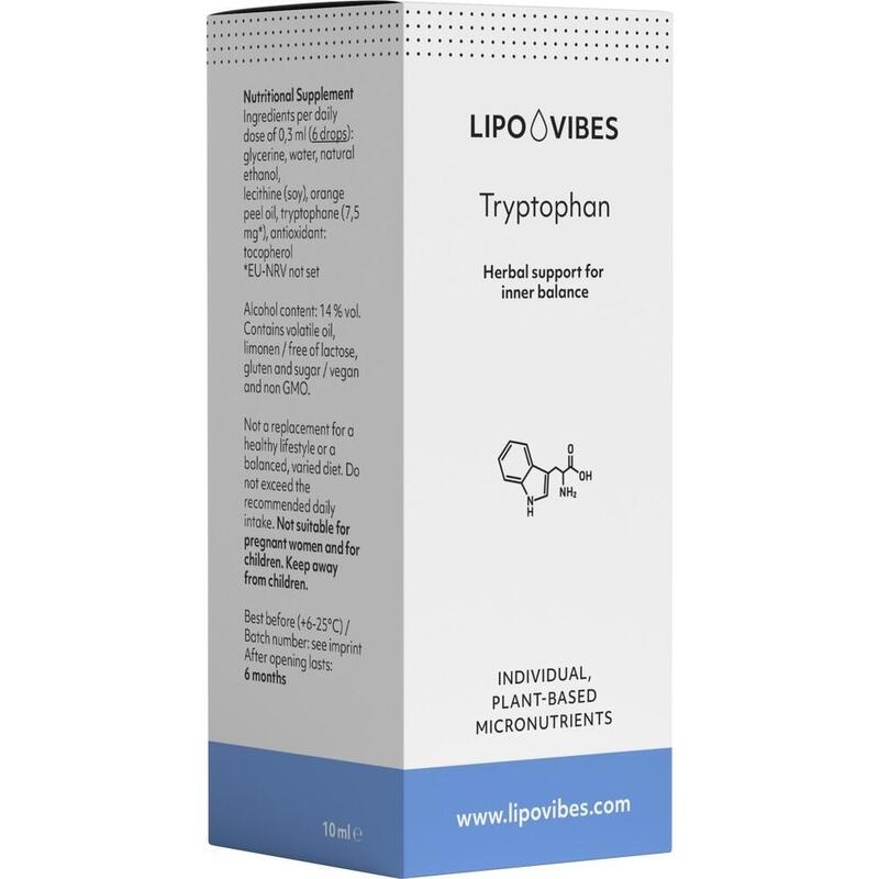 LIPOVIBES Pure Tryptophan Tropfen zum Einnehmen
