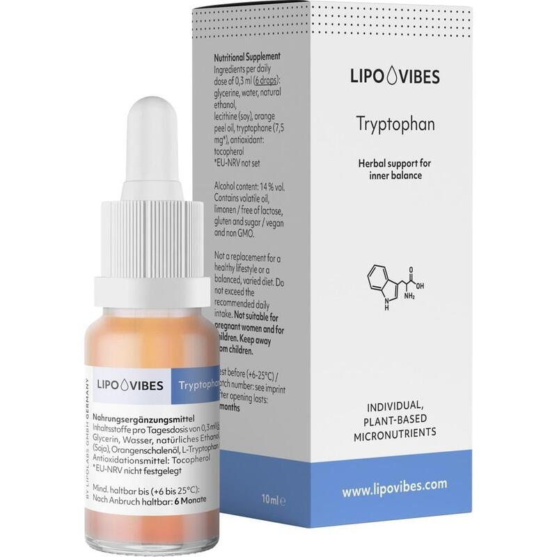 LIPOVIBES Pure Tryptophan Tropfen zum Einnehmen