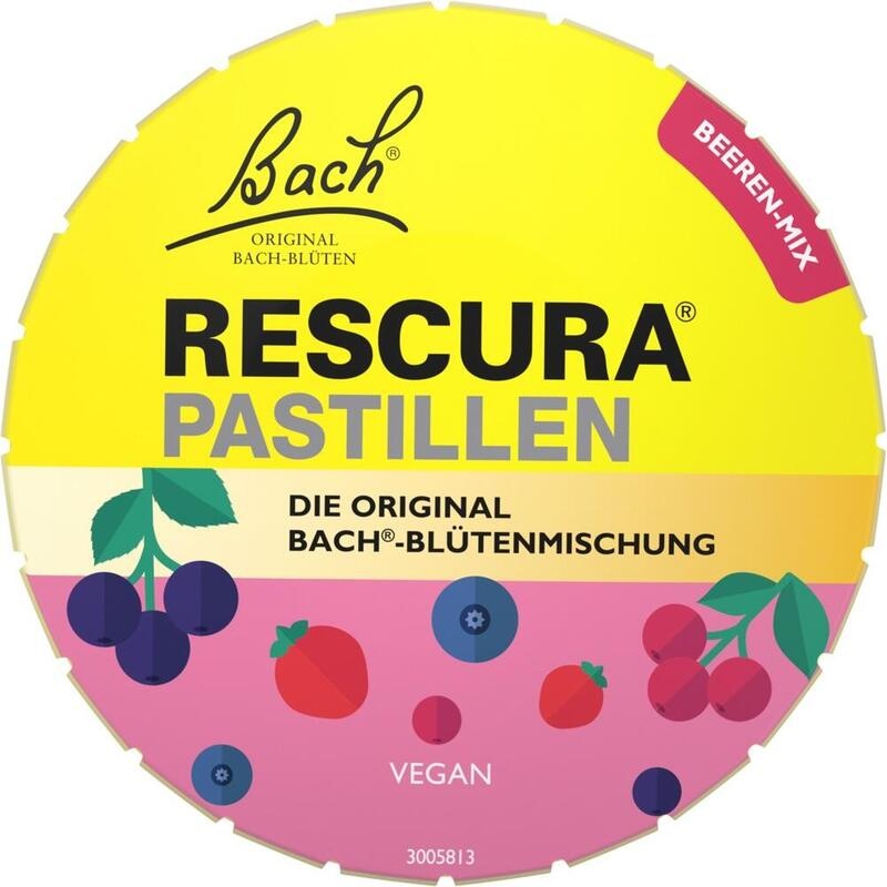BACHBLÜTEN Original Rescura Pastillen Beeren-Mix