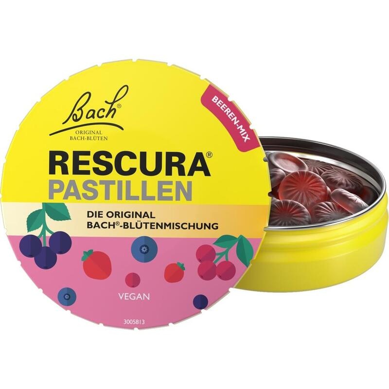 BACHBLÜTEN Original Rescura Pastillen Beeren-Mix