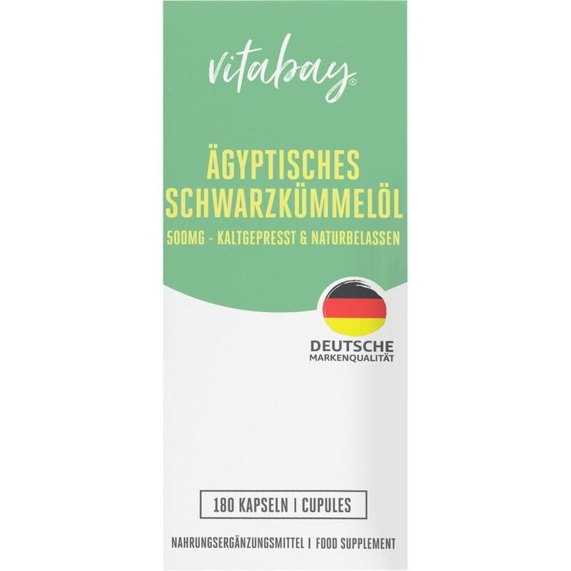 ÄGYPTISCHES Schwarzkümmelöl 500 mg Weichkapseln