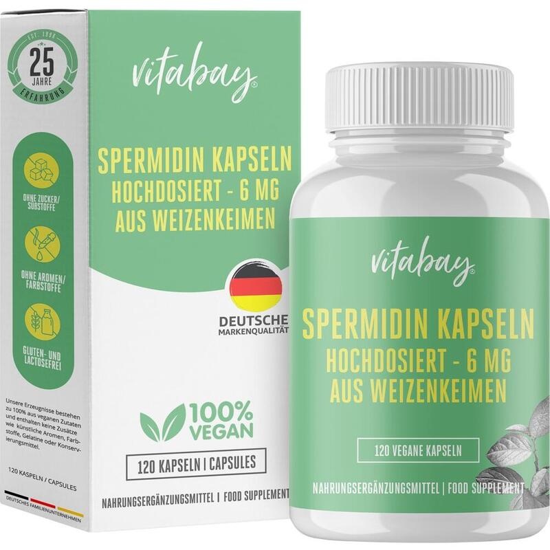 SPERMIDIN 6 mg hochdosiert Kapseln