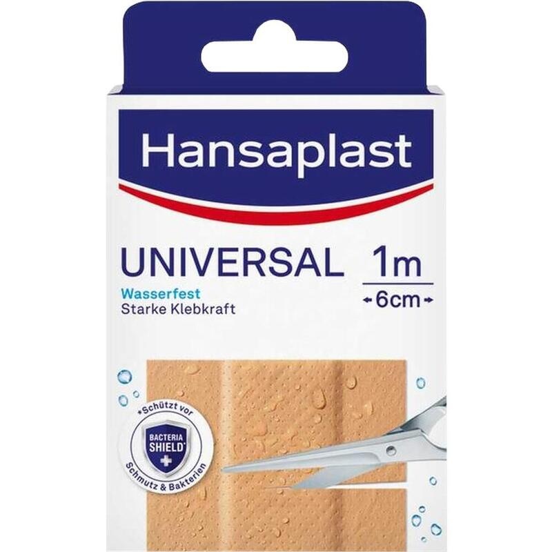 HANSAPLAST Universal Pflaster wasserfest 6 cmx1 m