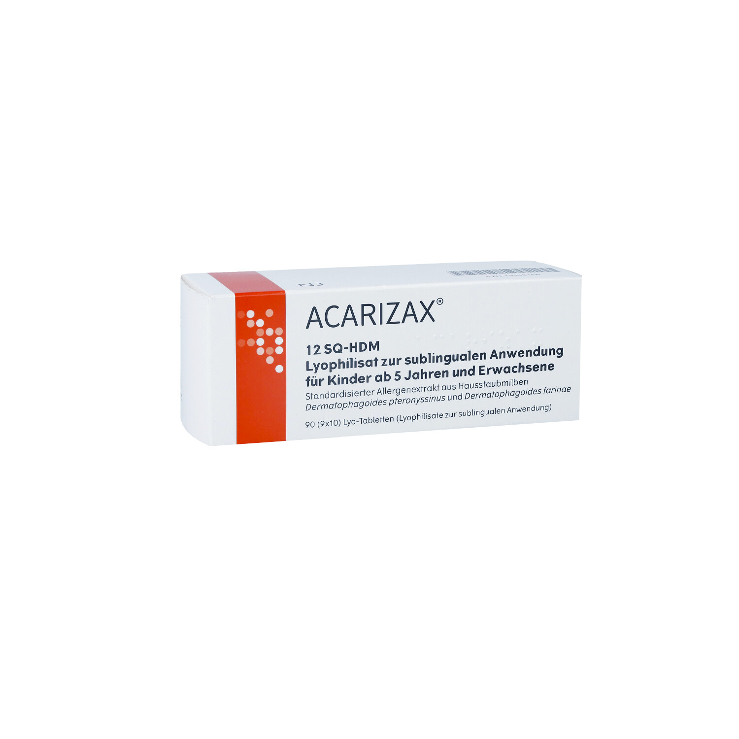 ACARIZAX 12 SQ-HDM Lyophil.z.subl.Anw.KDR ab5+ERW