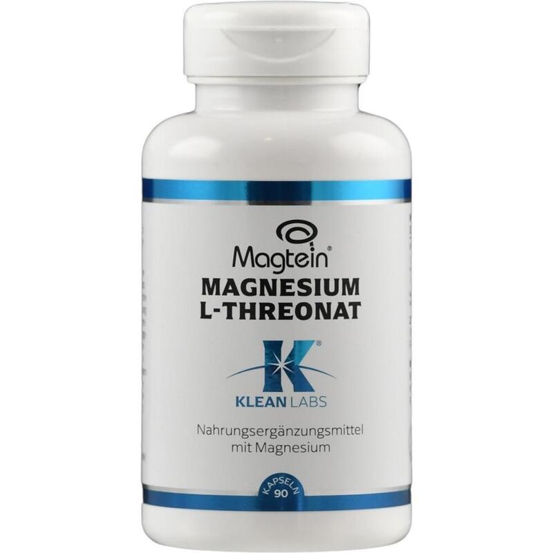 MAGNESIUM L-THREONAT Magtein KLEAN LABS Kapseln