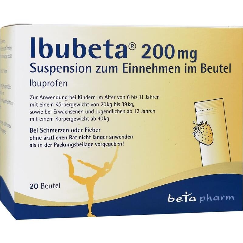 IBUBETA 200 mg Suspension zum Einnehmen im Beutel